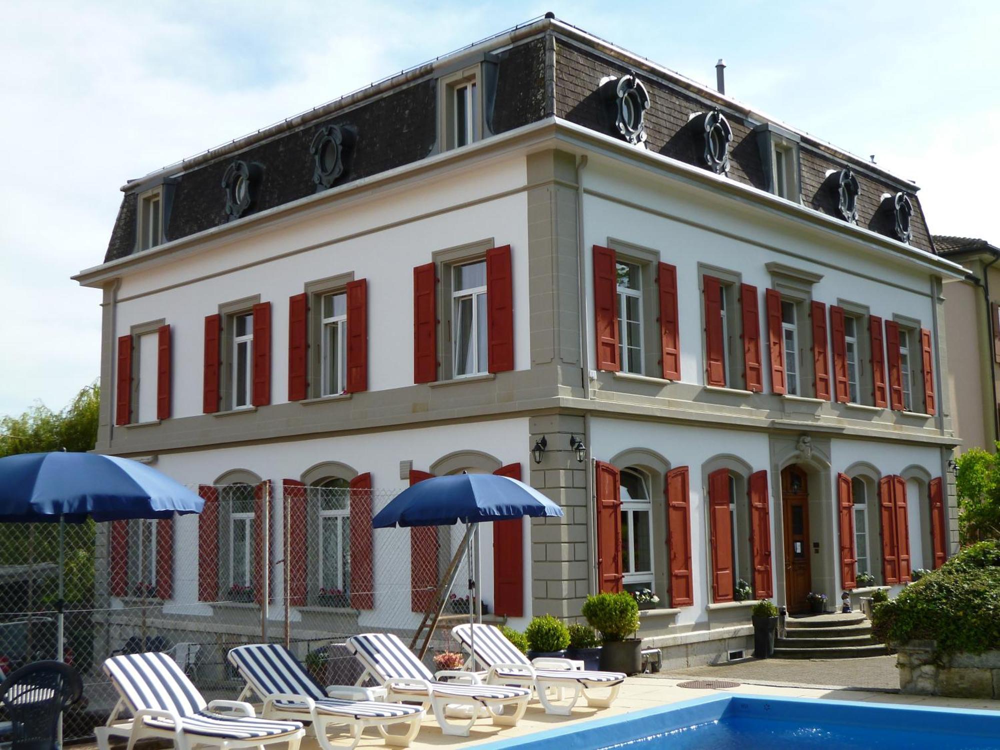 Hotel Garni Villa Carmen La Neuveville Exterior foto